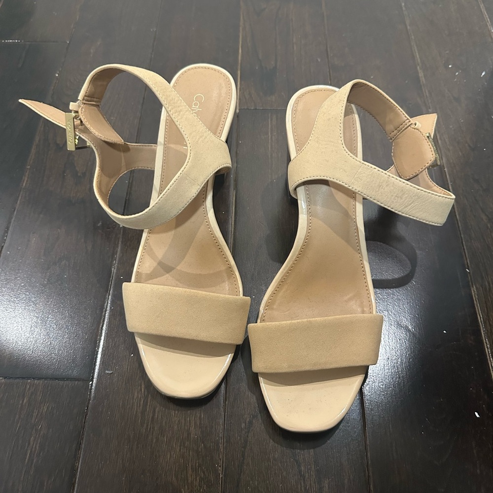 Calvin Klein Women's Tan Sandals